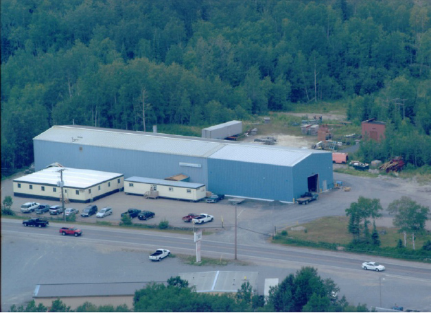 Heath & Sherwood head office and fabrication shop on Government Rd. West in Kirkland Lake